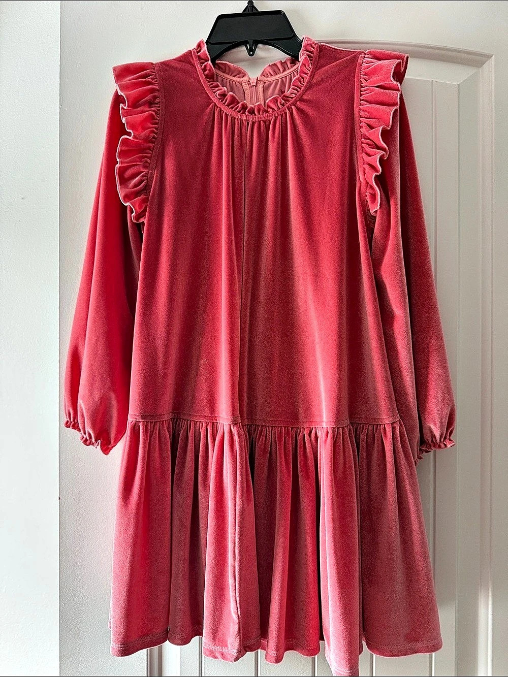 Pink Chicken Girls Pink Ruffle Dress Like New